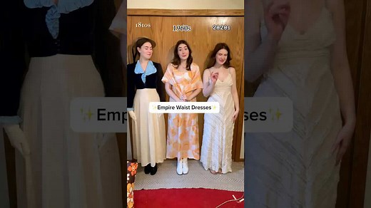 empire waist dress evolution through the decades