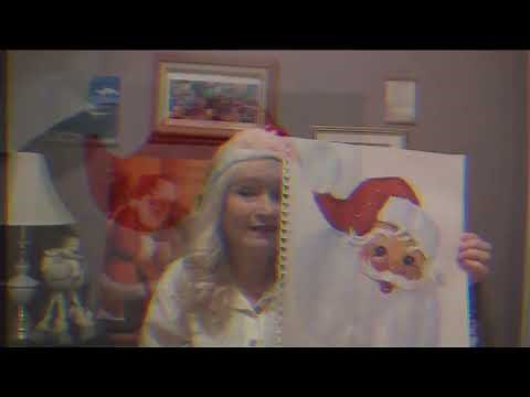 How to paint SANTA with a FLUFFY beard, Easy Acrylic Painting for Beginners Step by Step