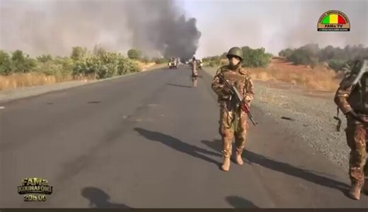 #Mali #FAMa 🇲🇱 🛩️ 🚀 💥 Les forces armées maliennes ont mené des opérations fructueuses les 1er et 2 avril, détruisant des bases terroristes et des camps d'entraînement dans la région de Ségou, où environ 50 combattants ont été éliminés ⤵️