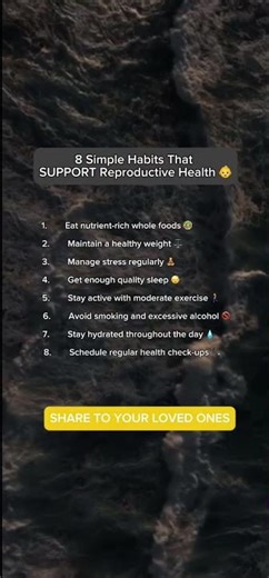 👶 8 Simple Habits to Naturally Support Reproductive Health
