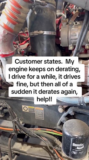 Customer states- my engine keeps on derating #comeoverhere #diesel #dieselmechanic #dieseltech #mechanictips #trucker #trucking #bigrig #semitruck #truckmechanic #customerstates #tools