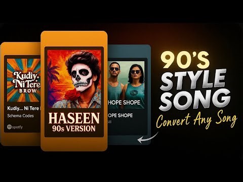 Make 90s Ai Song | How To Convert Any Song Into 90s Style Song With Ai | 90s RetroSong Tutorial 🔥