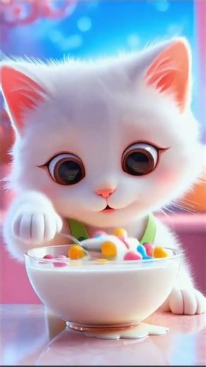 Cat Eating Candy #Cat #earings #funnyvideo