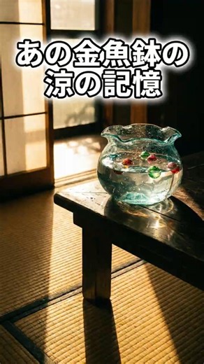 昭和レトロ 金魚鉢のガラスが涼しげに揺らめいたあの和室【ノスタルジー】