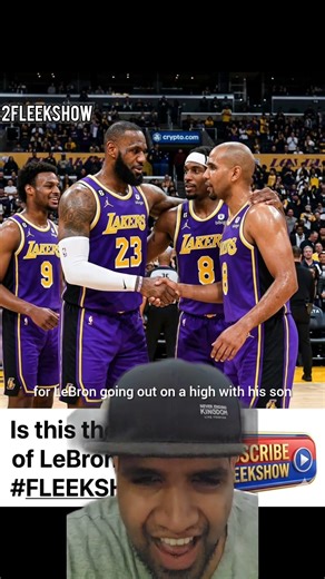 Lebron with the first father to son assist in the #NBA