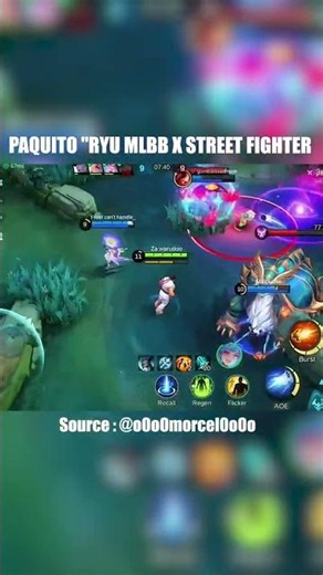 PAQUITO x TYU (Street Fighter)🔥 #infomlbb #mlbbskins #mlbbcollab #MLBBXStreetfighter #mlbbshort