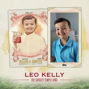 9.1K views · 42 reactions | The Shirley Temple King has spoken.  Look out for Leo Kelly's cards in this year's 2021 Topps Allen & Ginter collection! Available now at your local hobby shop. | Topps | Facebook