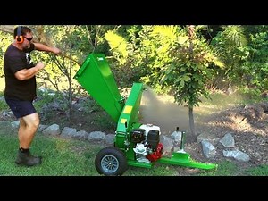 My NEW HANSA CHIPPER! Chews Garden Waste Like a CHAMP!