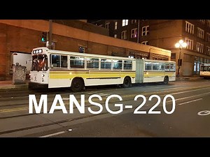 Merry Christmas! - MEHVA (ex-King County Metro) 1978 MAN-AM General SG-220 No. 1455