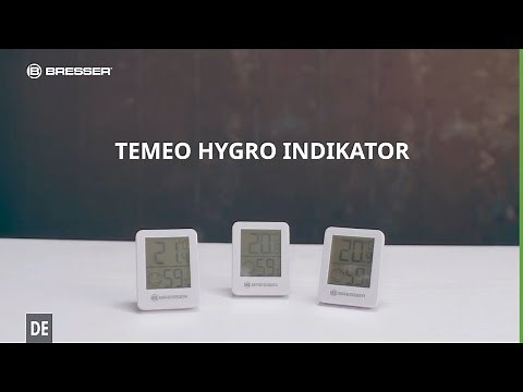 BRESSER Temeo Hygro Indikator 3er Set Thermo-/Hygrometer