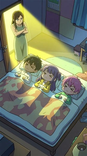 Which One is Not Sleeping? 😂🍜 #shorts #animation