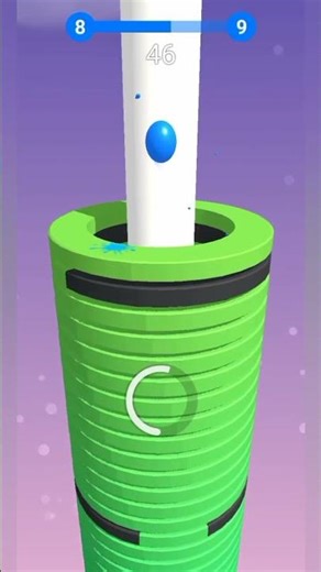 stack ball level 8 #gaming #stackball