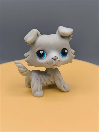 LPS Collie #363, Authentic Pet Figurine, Light Gray Collie - Etsy UK