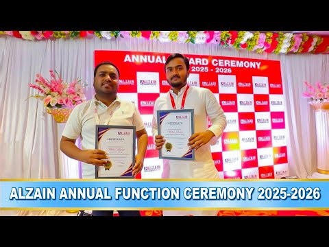ALZAIN ANNUAL FUNCTION 2025-2026 🎊 | Alzainequipmentspvtltd ⚙️