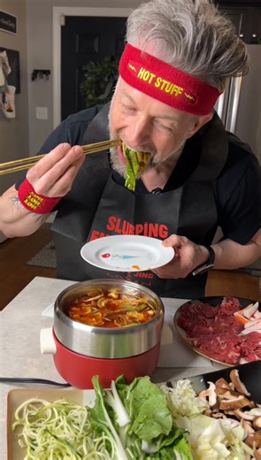 It’s a HOT POT Kinda night with the FLY BY JING X Logagm Collab 🥬🥩🍄‍🟫 #flybyjing #hotpot #whatsfordinner | Jamie Dugan