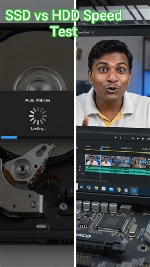 ​Stop Using HDD? SSD vs HDD Explained in 2026​ #SSDvsHDD ​#TechHindi​ #HardDisk