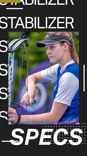 What stabilizers do professional archers use and how do they set them up? Amanda Mlinaric is not only a World Medalist but she was also a Youth World Champion, since her international debut in 2015. She's one of the top compound archers in Croatia and she is definitely one to keep an eye on. Amanda uses the Vektor Stabilizers: 30 inches for the long rod and 15 inches for the side. She mounts her Adjustable Offset mount to the back of her bow with the side rod angled out at 16 degrees and about 1