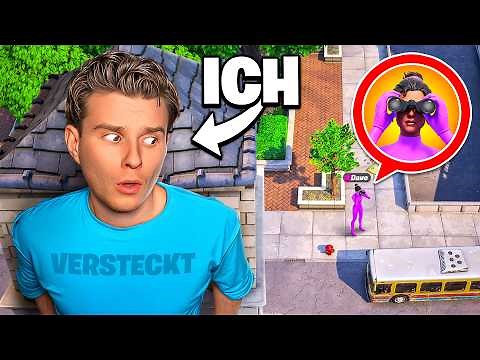Verstecken, ABER ich bin RIESIG in Fortnite..