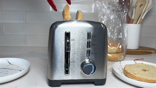 Watch Extra-Long 4 Slice Toaster for Bagels & Bread on Amazon Live