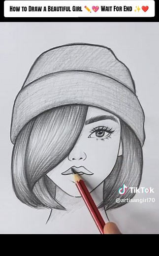 How to Draw a Beautiful Girl ✏️💖 | Easy Step by Step Drawing for Beginners | Pencil Sketch Tutorial #HowToDraw #BeautifulGirlDrawing #EasyDrawing #StepByStep #PencilSketch
