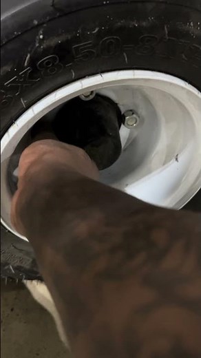Changing tire on Golf cart #tiretechnician #automobile #tireguy #tirerepair