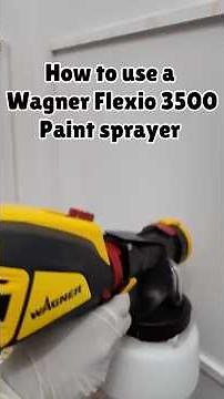 How to use a Wagner Flexio 3500 Sprayer? #diy #wagnerpaintsprayer #bathroom #paint #shorts