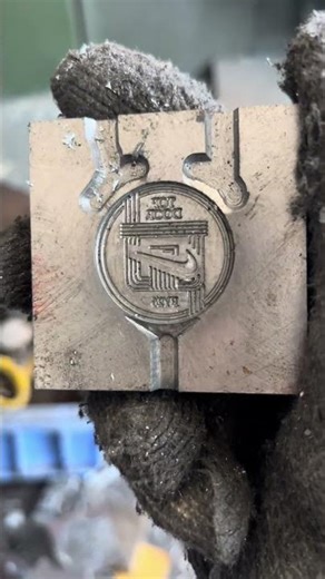 This Is Where Every Pin Begins 👀 (Mold Reveal) #custompins #enamelpins #manufacturing