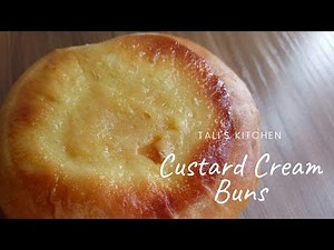 Custard Cream Buns | How to make Custard Cream Buns | Tali's Kitchen