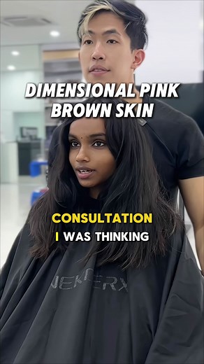 Dimensional Pink Brown Skin Consultation