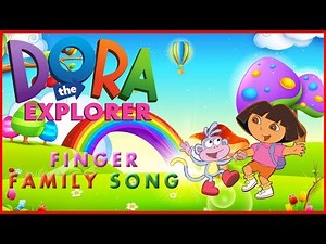 Learn Colors with Dora The Explorer Finger Family Song for Kids & Babies | Nursery Rhymes