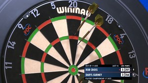 Cross into the Quarter-Finals! Mightily impressive stuff from the European Champion as he averages over 100 in beating Daryl Gurney 6-3. He will face Scott Williams, next! | Professional Darts Corporation
