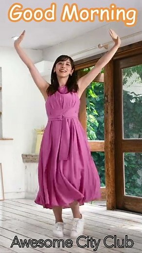 テレ朝・斎藤ちはるアナがAwesome City Club「Good Morning」をオリジナル振り付けで踊る！【グッド！モーニング特別コラボ】