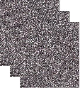 Amazon.com: Siser Glitter Heat Transfer Vinyl HTV for T-Shirts 10 by 12 Inches (1 Foot) 3 Precut Sheets (Confetti) : Arts, Crafts & Sewing