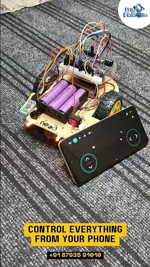 Arduino Bluetooth Controlled Car 🚗 | Smartphone Robot Car | Arduino Project #shorts