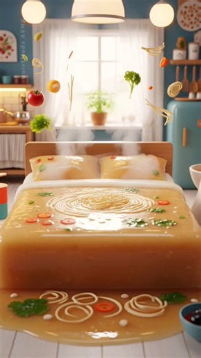 Which Weird ASMR Bed Would You Sleep In? | Burger, Pumpkin, Soup & Corn Beds