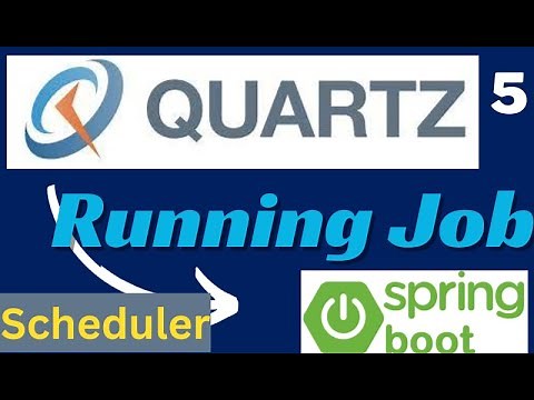 Scheduling Job With Quartz Scheduler in Springboot|JobDetail In Quartz | Trigger In Quartz Scheduler
