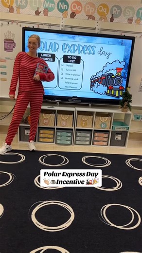 CrafTay Corner on Instagram: "Last year’s Polar Express Day and transformation day in my 3rd grade classroom! 🚂☕️📝✨ Full of fun, magic, learning, and of course, hot chocolate! This resource is available in my TPT store! NOTE: the resource’s wording may look a bit different intentionally than in this video to Voice trademarked titles! 🫶🏼 In my store as “All Aboard Day” #polarexpress #classroomtransformation #elfontheshelf #teachersoftiktok #teacherlife #teachersofig #teachersofinstagram #chri