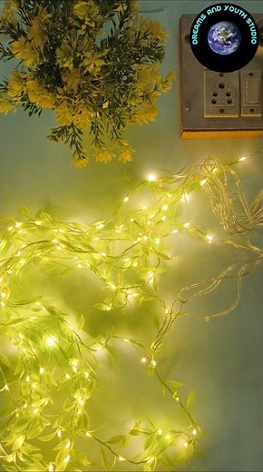 Best Diwali Decoration Lights 2025 | Warm White Leaf Jhalar Light