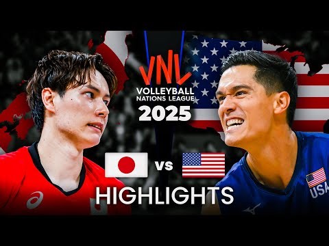 LEGENDARY MATCH | JAPAN vs USA | Men's VNL 2025