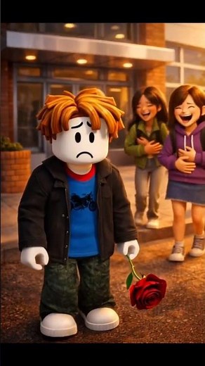 Bacon Hair Gave Her A Rose | Roblox Story