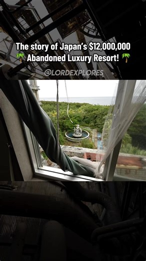 Japan’s largest abandoned luxury resort, the Hachijo Royal Hotel 🌴 #abandoned #abandonedplaces #forgottenplaces #urbex | LordExplores