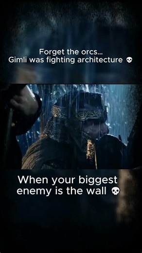 Forget the orcs… Gimli was fighting architecture 💀#FunnyShorts #LOTRMemes #fyp #fypシ #YouTubeShorts