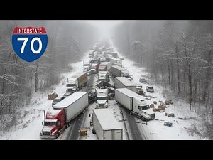 Chaos in Indiana on I-70 Drivers Trapped in 50-Car Pileup