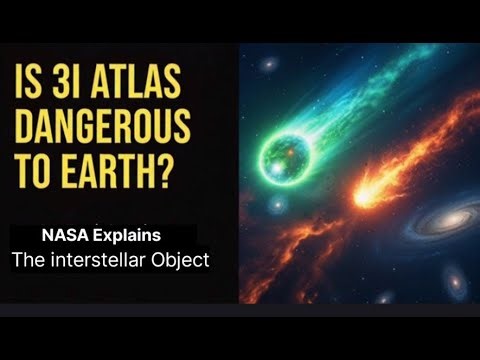 Is 3I ATLAS Dangerous to Earth? NASA Explains the Interstellar Object #3iatlas #3iatlasupdate #nasa