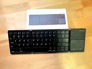 Reviewing the Jelly Comb Foldable Bluetooth Keyboard! Very Portable & Very Convenient/Cool!