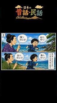 日本の昔話・民話【あまんじゃく伝説】 #歴史 #昔話 #民話 #漫画 #雑学