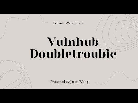 Cyber Security | Penetration Test | CTF | Walkthrough | Doubletrouble | Beginner