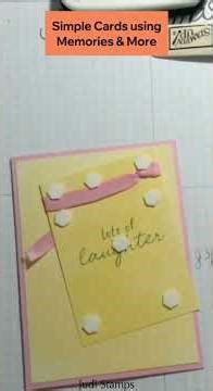 Simple Cards using Memories & More