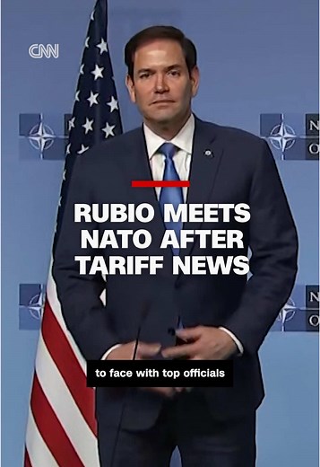 As Secretary of State Marco Rubio meets NATO allies in Brussels less than 24 hours after President Donald Trump's sweeping tariff announcement, CNN's Alex Marquardt breaks down what we can expect from his talks with the foreign ministers. #cnn #news #tariffs #NATO