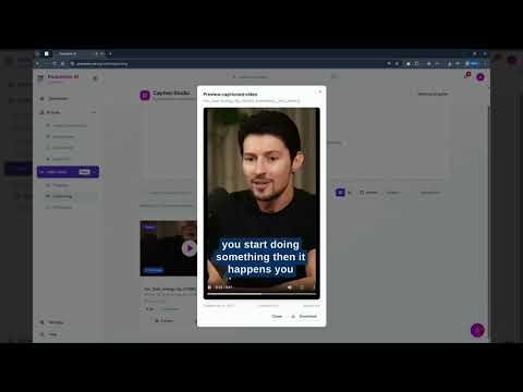 PodcastInc AI Demo | AI Video Clipping, Smart Captions & Usage Tracking